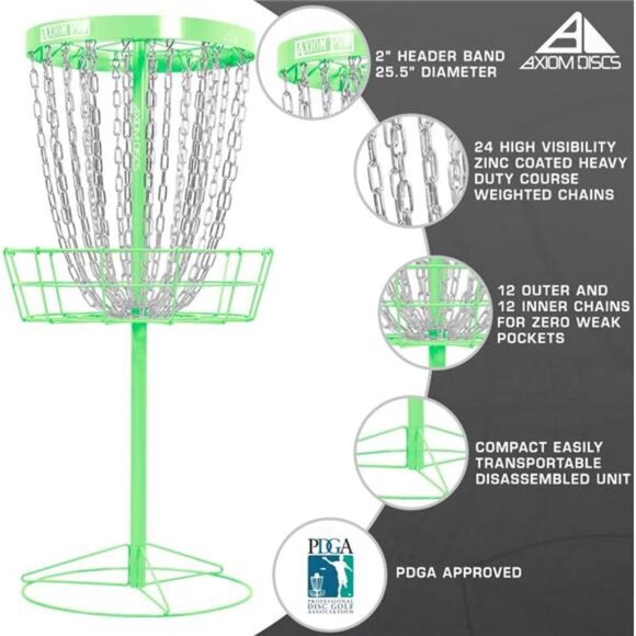 Discs Pro 24-Chain Disc Golf Basket - Picture 2 of 7